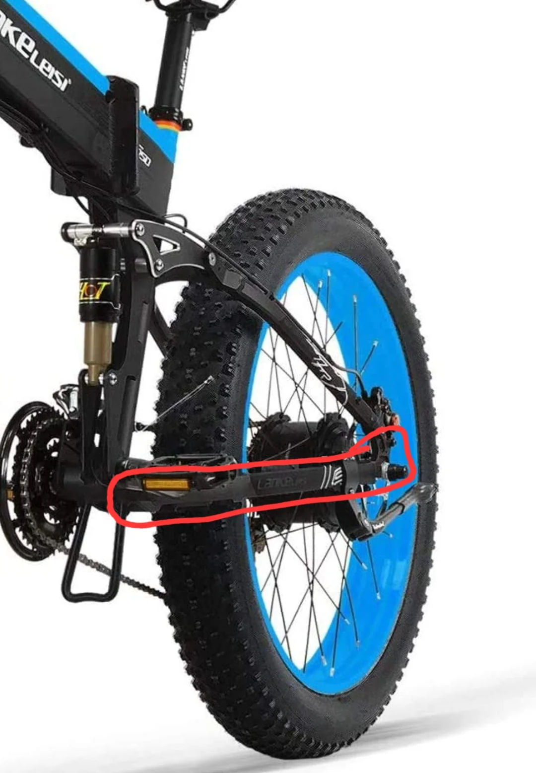 Lankeleisi e-bike Roue arrière pièces de cadre - Image 2