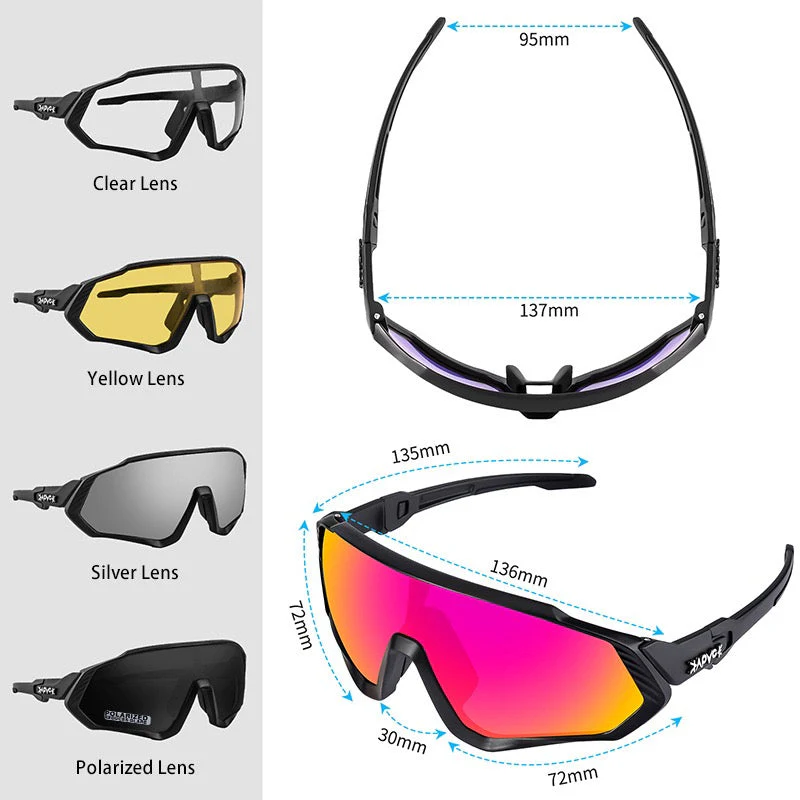 Lankeleisi Lunettes de cyclisme - Image 3