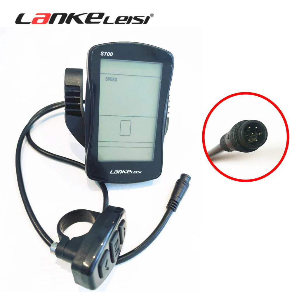 S700/S866/s600 Accessoire d'affichage LCD multifonctionnel pour vélo électrique LANKELEISI - Image 3