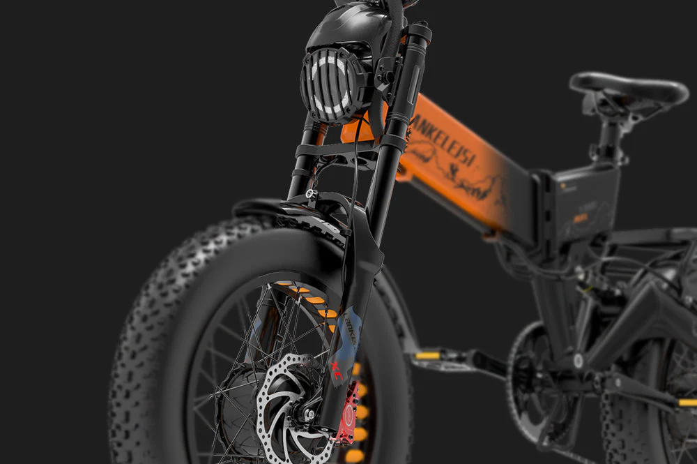 Amortisseur de fourche avant pour vélo électrique LANKELEISI - Image 15