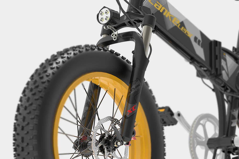 Amortisseur de fourche avant pour vélo électrique LANKELEISI - Image 3